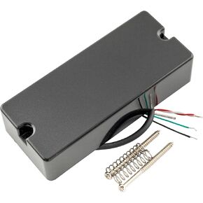 Artec MDC4 Ceramic Magnet Soapbar Style Bass Pickup Bridge Pickup 12.4K for 4-String Bass, Black