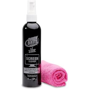 Quick ‘n Brite Screen Cleaner with Microfiber Cleaning Cloth, Cleaning Spray for TV, Computers, Laptops, Smartphones and Electronic Cleaning, 16 Fl oz (Pack of 1)