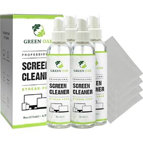 Screen Cleaner Professional Screen Cleaner Spray - Best for LCD & LED TV, Tablet, Computer Monitor, Phone - Safely Cleans Fingerprints, Dust, Oil (8oz 4-Pack) in Kuwait