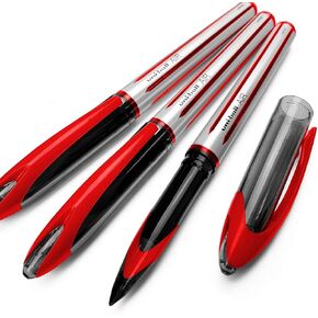 uni-ball Air - 0.7mm Medium Rollerball - 3 Pack - Red - Uba-188-L