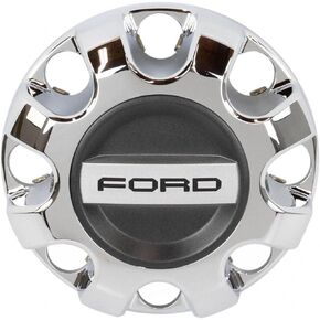 17 Thru 20 Ford F-250 F-350 Super Duty OEM Chrome Wheel Hub Cap w/Black Center HC3Z1130E