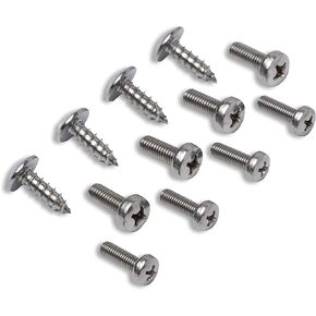 Stainless Steel License Plate Screws Compatible/Replacement for Acura & Honda