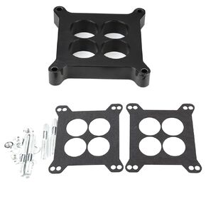 Carburetor Gasket Kit, Ported Phenolic Carburetor Spacer, 1" 4bbl SBC BBC BB Carburetor Gasket Compatible with Holley SB Chevy Ford Carburetor Gasket Kit in Saudi Arabia