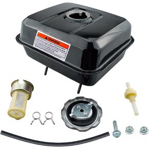 Gas Fuel Tank Kit Compatible with Honda GX160 GX200 GX140 Engine Harbor Freight 212 173 R210 Engine Go Kart Baja Warrior Heat 5.5hp 6.5hp Mb165 Mb200 Mini Bike and More