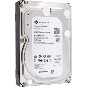 Seagate Enterprise Capacity 3.5 HDD 6TB 7200 RPM 512e SATA 6Gb/s 128MB-Cache 3.5-Inch Hard Disk Drive - ST6000NM0024 (Renewed)