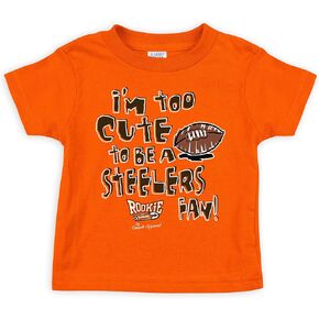 Cleveland Football Fans. Too Cute (Anti-Steelers) Baby Apparel (NB-7T)
