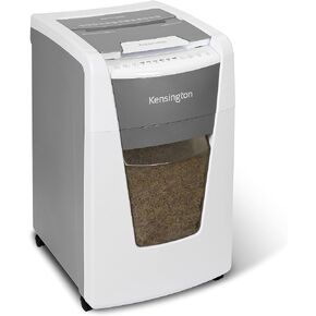 Kensington Paper Shredder - New OfficeAssist 300-Sheet Auto-Feed Micro Cut Anti-Jam Heavy Duty Shredder with 15.8 gallons Pullout Wastebasket, Lockable Chamber and 4 Casters (K52051AM)