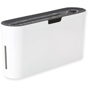 Paper Shredder for Home Office, Black Compact Design, 2 Sheet Crosscut Paper, 10 Mins Running Time B08BK