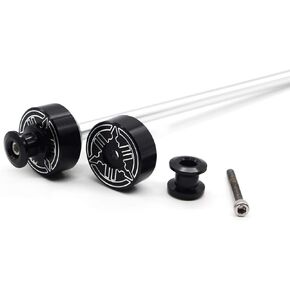 GUAIMI CNC Rear Swingarm Spools For MT-07 FZ-07 2014-2016-Black in Kuwait