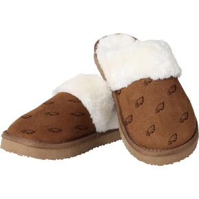 FOCO Women's NFL Repeat Logo Ladies Fashion Moccasin Slippers