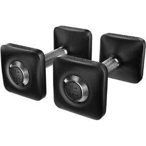Peloton Dumbbells | Ergonomically Designed Pair of Cast Iron Weights with Urethane Coating and Non-Slip Grip, Available in Set of Two