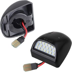 License Plate Light White Compatible with Chevy GMC Pickup Truck 1999 to 2013 Silverado, Sierra Suburban Tahoe Yukon