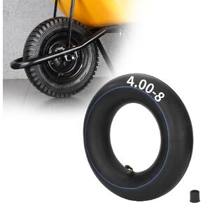 RUTU 4.80/4.00-8 480/400-8 Inner Tube with TR87 Angled Valve for Mini Bikes Go-Kartings Mowers Hand Trucks Perssure Washers Wheelbarrows Carts Yard Trailers Isobutylene