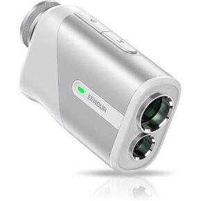 EENOUR Golf Rangefinder Mini مع منحدر وشاشة حمراء / خضراء، 1093Y Pin Lock Vibration Laser Range Finder، تكبير 6X، مسح مستمر قابل لإعادة الشحن للجولف والصيد in Kuwait