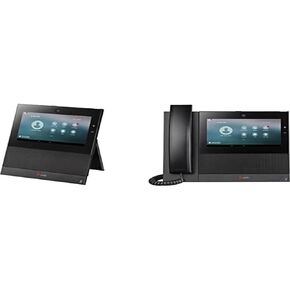 Poly CCX 700 Desktop Business Media Phone (Polycom) - with Handset - Open SIP - Built-in Video Camera - Power Over Ethernet (POE) - Color Touchscreen - Works with Zoom (Certified), Teams, & More
