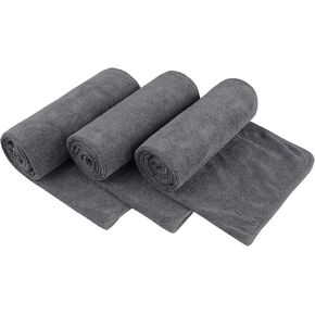 KinHwa Absorbent Workout Towels for Gym Soft Gym Towels for Sweat Microfiber Sports Towel Perfect Size for Workouts, Hot Yoga, Running, Biking or Camping 16inch x 31inch 3 Pack in Kuwait