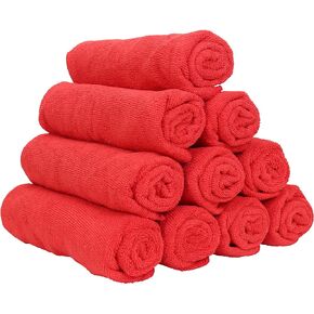 Arkwright Microfiber Gym Towel - (Pack of 12) Soft Lightweight Quick Dry Hotel Quality Hand Towels, 300 GSM, Sweat Absorbent, Perfect for Workout, Yoga, Spa, Bathroom, 16 x 27 in, Hunter Green