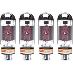 Quad of JJ 6L6GC Power Vacuum Tube