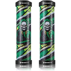 Rmiott Silicone Bike Handlebar Grips, Mountain Bike Handlebar Locking Grips with Anti-Slip, Double Lock on Bike Handle Grips
