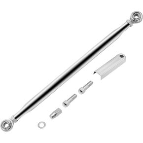 Chrome Round Shift Linkage CNC Gear Shifter Link Replacement for Harley Softail Fatboy Dyna Trike Touring Road King Electra Glide 1986-2021