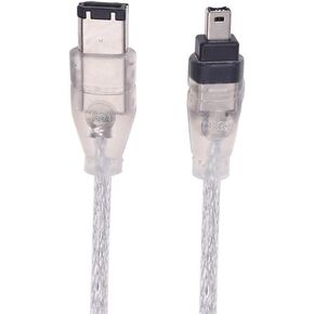 IEEE Firewire 1394 Cable 4 Pin to 6 Pin 4-6 Pin Link Cable Wire 2.5 Ft