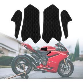 Anti-Heated Gas Tank Side Grip Traction Knee Protector Sticker Anti Slip Pad for Ducati Panigale 899 2013-2015,for 959 2016-2019,for 1199 2012-2017 and for 1299 2015-2019