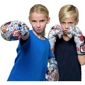 Sanabul Sticker Bomb Kids Boxing Gloves | Youth Boxing Gloves with Fun Design, Optimal Support, and Easy-Clean Features