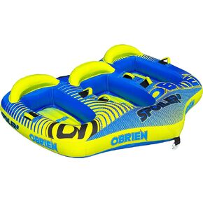 O'Brien Spoiler 3 Person Inflatable Towable Tube, Yellow