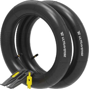 20 x 4.0 Inner Tube Set with Schrader Valve - Ideal for Mountain Bikes & E-Bikes with 20-Inch Fat Tires - Durable & Reliable Performance- 2 Pack with Tire Levers