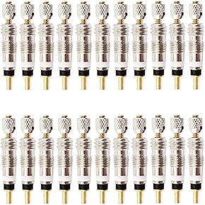 22PCS Presta Valve Core Bike Replacement Brass Tubeless Core for Tubeless Road MTB Bike, Stan's, Vittoria, Continental, Kenda and Mor