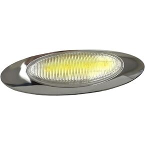 Grote 47773 - M1 Series Led Clearance/Marker Light - .180 Molded Bullet W/Bezel, W/Clear