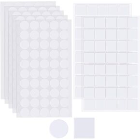 Zonon 450 Pieces Clear Double Sided Tape for Walls Removable Sticky Dot Stickers No Traces Picture Hanging Strips Mounting Dots for Art Pictures Wall Decorations Party Supplies