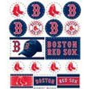 Wincraft MLB Boston Red Sox Vinyl Sticker Sheet, 5" x 7"