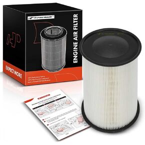 A-Premium Engine Air Filter Compatible with Ford Escape, Focus, Transit Connect & Lincoln MKC, 2012-2019, Radial Seal, Replace# 7M519601AC