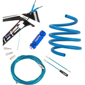 Bike Internal Cable Routing Tool Kit with Frame Foam Housing, Magnetic Guide for Brake/Shift/Hydraulic Lines (Steel Frames Not Compatible)