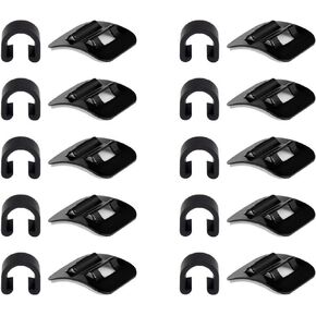 Bike Cable Guide,Bike C-Clips Clamps Housing Hose Guide,Bicycle Cable Clips for MTB Road Bike Brake Derailleur Shift Cables.