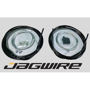 JAGWIRE MOUNTAIN SHOP KIT - Complete Brake & Shifter Cable and Housing Kit- Black - SRAM/Shimano
