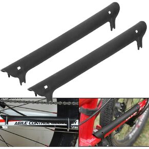2 Pcs Bicycle Frame Chain Chainstay Plastic Protector Guard Pad