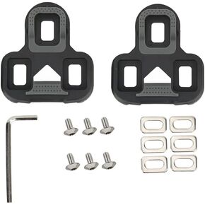 Look Keo Road Cleats，Bicycle Pedal Cleats，Road Bike Self-Locking Plate for KEO ，Ultralight Cycling Pedal Shoes Cleat Floating for Wellgo RC7