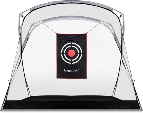 Gagalileo Golf Hitting Net شبكة تدريب الجولف شديدة التحمل لنطاق القيادة في الفناء الخلفي للمنزل مع هدف وحقيبة حمل 9 (طول) × 5 (عرض) × 7 (ارتفاع) قدم in Kuwait