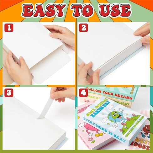 6 قطع من الكتب المزيفة المزخرفة باللون الوردي Preppy، كتب Preppy Happy Face Howdy Faux الجمالية لديكور غرفة المعيشة والكتب المكدسة المزخرفة ورف طاولة القهوة ورف الكتب وديكور المنزل (Preppy) in Kuwait