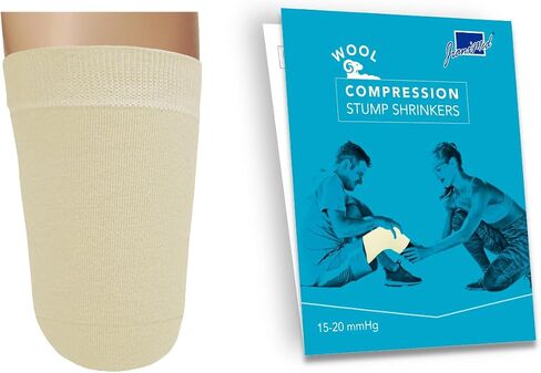 Wool Prosthetic Stump Shrinkers – above Knee, 35cm, Amputee Socks, Compression, 15-20, Warmth, Taiwan Excellence S/M in Kuwait