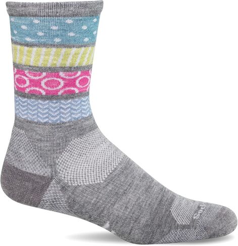 Sockwell Women's Rhythm Crew Moderate Compression Sock in Saudi Arabia