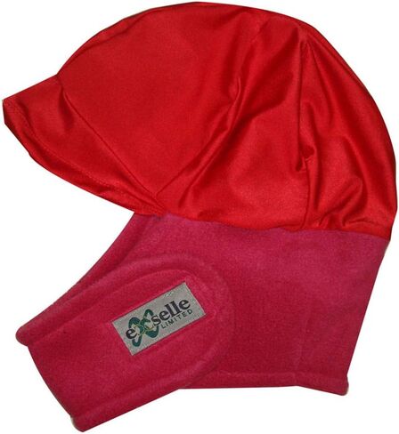 غطاء خوذة ركوب الشتاء بألوان ثابتة من Exselle، أحمر in Kuwait