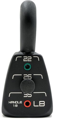 PowerBlock Adjustable Kettlebell, 18-35 lb. Weight Set, Durable Long Lasting Build, Innovative Workout Equipment, Adjustable Weights for Home & Commercial Gyms, Adjustable Kettlebell Weights in Kuwait