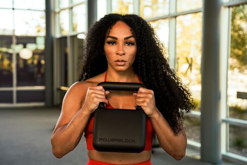 PowerBlock Adjustable Kettlebell, 18-35 lb. Weight Set, Durable Long Lasting Build, Innovative Workout Equipment, Adjustable Weights for Home & Commercial Gyms, Adjustable Kettlebell Weights in Kuwait