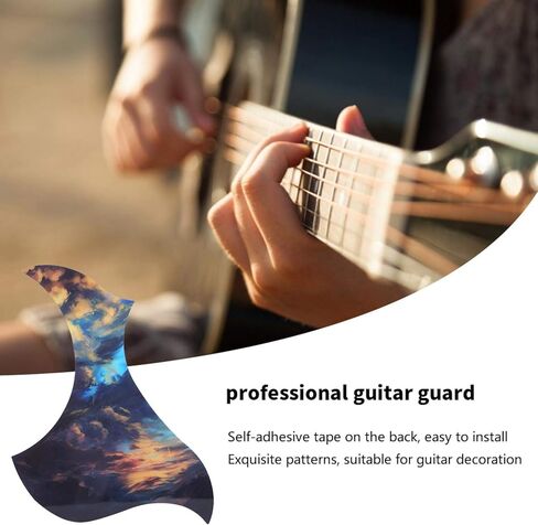 جيتار بيك جارد £¬ جيتار صوتي بيك جارد ذاتي؟ ملحقات تزيين لاصقة للآلات الموسيقية مناسبة للقيثارات الشعبية (2) ملحقات اللعب in Kuwait