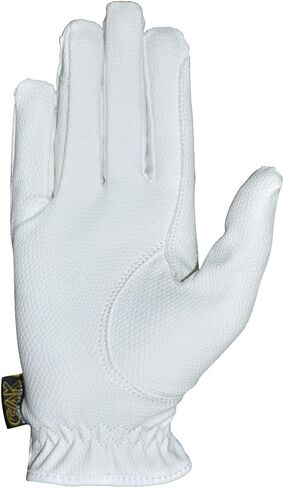 قفازات AK الاصطناعية لركوب الخيل لجميع المواسم للجنسين AKRS-6344 (2XS، أبيض) in Kuwait