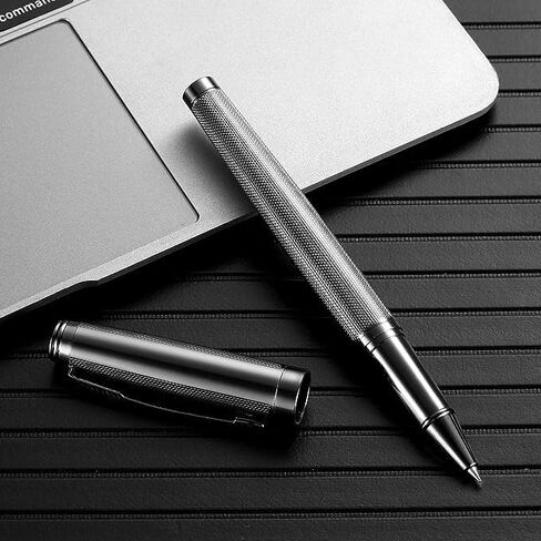 Rollerball Pen for Men Women Luxury Metal Executive Pens Home Office Use with 2 Extra Refills Black Ink 0.7mm G2(gold) in Saudi Arabia