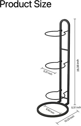 Basketball Ball Storage Rack, 3 Tier Cube Ball Storage Holder, Garage Sports Organizer,Indoor Removable Vertical Display Stand for Basketball Football Volleyball in Saudi Arabia